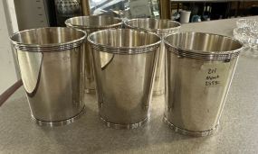 5 Newport Sterling Mint Julip Cups