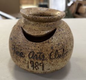 Pickenpaugh Pottery Fine Arts Club 1989 Vase