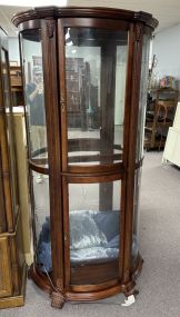 Pulaski Furniture Curved Glass Display Cabinet