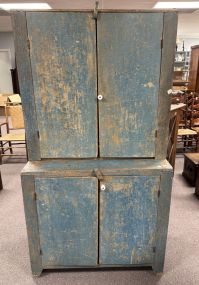 1800's Primitive Storage Hutch Cabinet