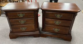 Pair of JBT Furniture Co. Cherry Night Stands