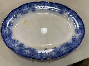 Doulton Burslem Melrose Flow Blue Platter