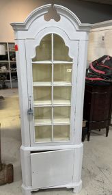 Late 20th Century Painted Corner Cabinet