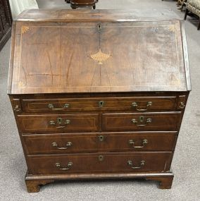 Antique Georgian Mahogany Bureau Desk