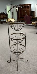 Wrought Iron Produce/Planter Rack