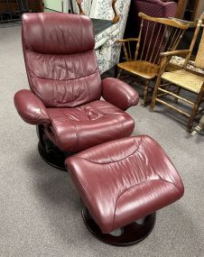 Lane Co. Mid Century Style Chair and Ottoman