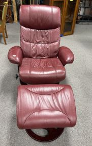 Lane Co. Mid Century Style Chair and Ottoman