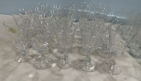 25 Fostoria Crystal Stemware