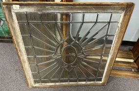 Beveled Leaded Window Panel