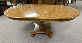 Ethan Allen Maple Round/Oval Dining Table
