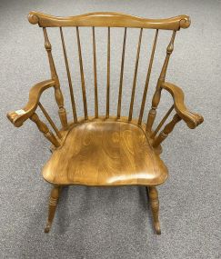 Ethan Allen Maple Windsor Stye Rocker