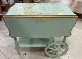 Painted Serving Tea Cart