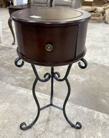 Modern Round Pedestal Side Table