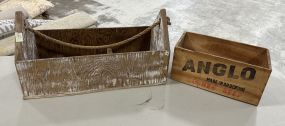 Carpenter Wood Tool Box and Angelo Beef Box