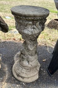 Concrete Figural Outdoor Pedestal