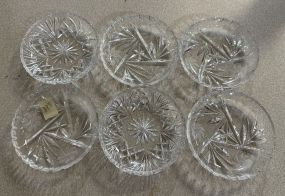 6 Etched Glass Plates