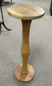 Vintage Oak Plant/Vase Stand