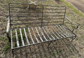 Vintage Metal Outdoor Patio Sofa