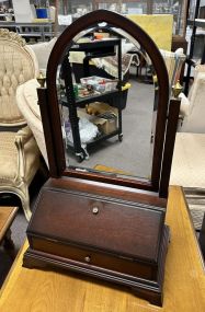 Modern Cherry Dresser Mirror Stand