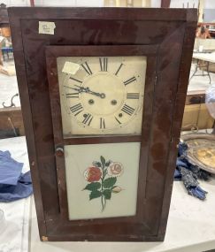 Antique Henry C. Smith Mahogany Clock