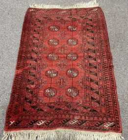 2'4 x 3'5 Wool Red Area Rug