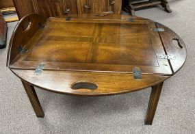 English Provincial Cherry Butler Serving Table
