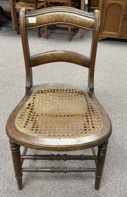 Vintage Victorian Walnut Side Chair