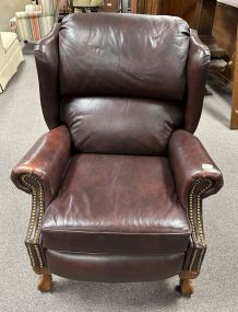 Brown Leather Traditional Recliner