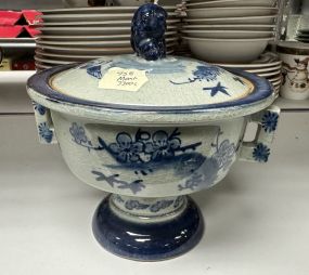 Chinese Import Modern Blue Candy Compote