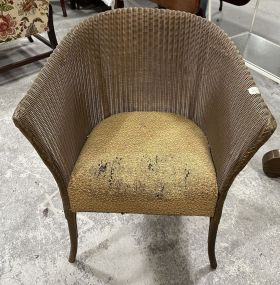 Vintage Wicker Club Chair