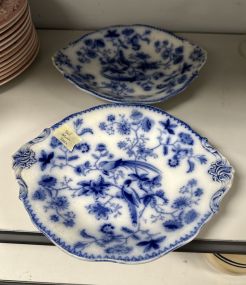Ravenport Blue and White Porcelain Plats
