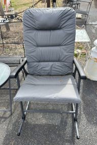 Outdoor Fold Out Cushion Rocker