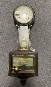 Ingraham 8 Day Banjo Clock
