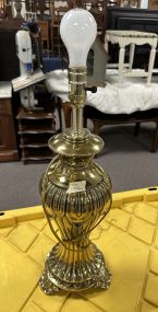 Mid Century Style Brass Table Lamp