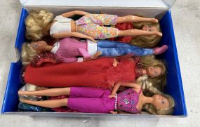 12 Vintage Barbie Dolls and Ken Doll 1966-1999