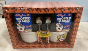 Vintage Tony the Tiger Cereal Bows Set