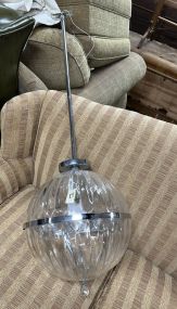 Contemporary Glass Globe Hanging Light Fixture