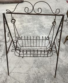 Wrought Iron Outdoor Planter