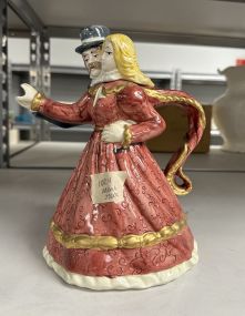 Taiwan Ceramic Gent and Lady Pitcher