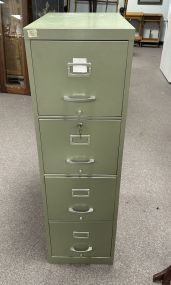 Modern Four Drawer Metal File Cabinet