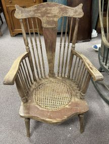 Worn Antique Rocking Chair