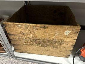 Booth's Wood Beverage Crate