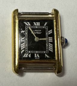 18k Gold Pre-Must Cartier Tank 23mm Watch