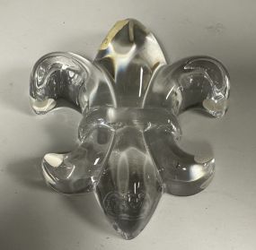 Baccarat Crystal Fluer de Lis Sculpture