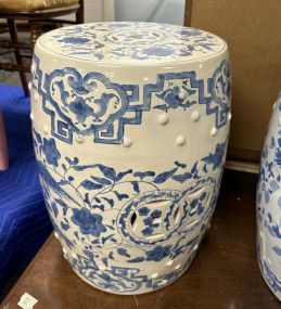 Chinese Blue and White Porcelain Garden Seat