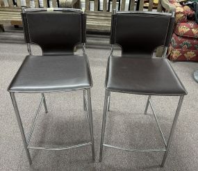 Pair of Wholesale Imports Contemporary Bar Stools