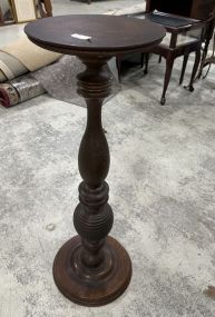 Traditional Oak Round Pedestal