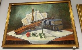 Betty Hamilton Still Life Music Painting