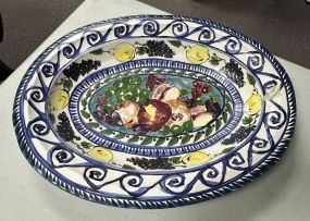 Hasslock Signed 1999 Ceramic Serving Bowl