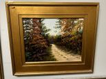 Betty Hamilton Painting of Road Landscape
